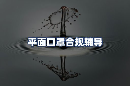 平面口罩合规辅导